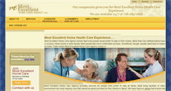 Desktop Screenshot of mostexcellenthomecare.com